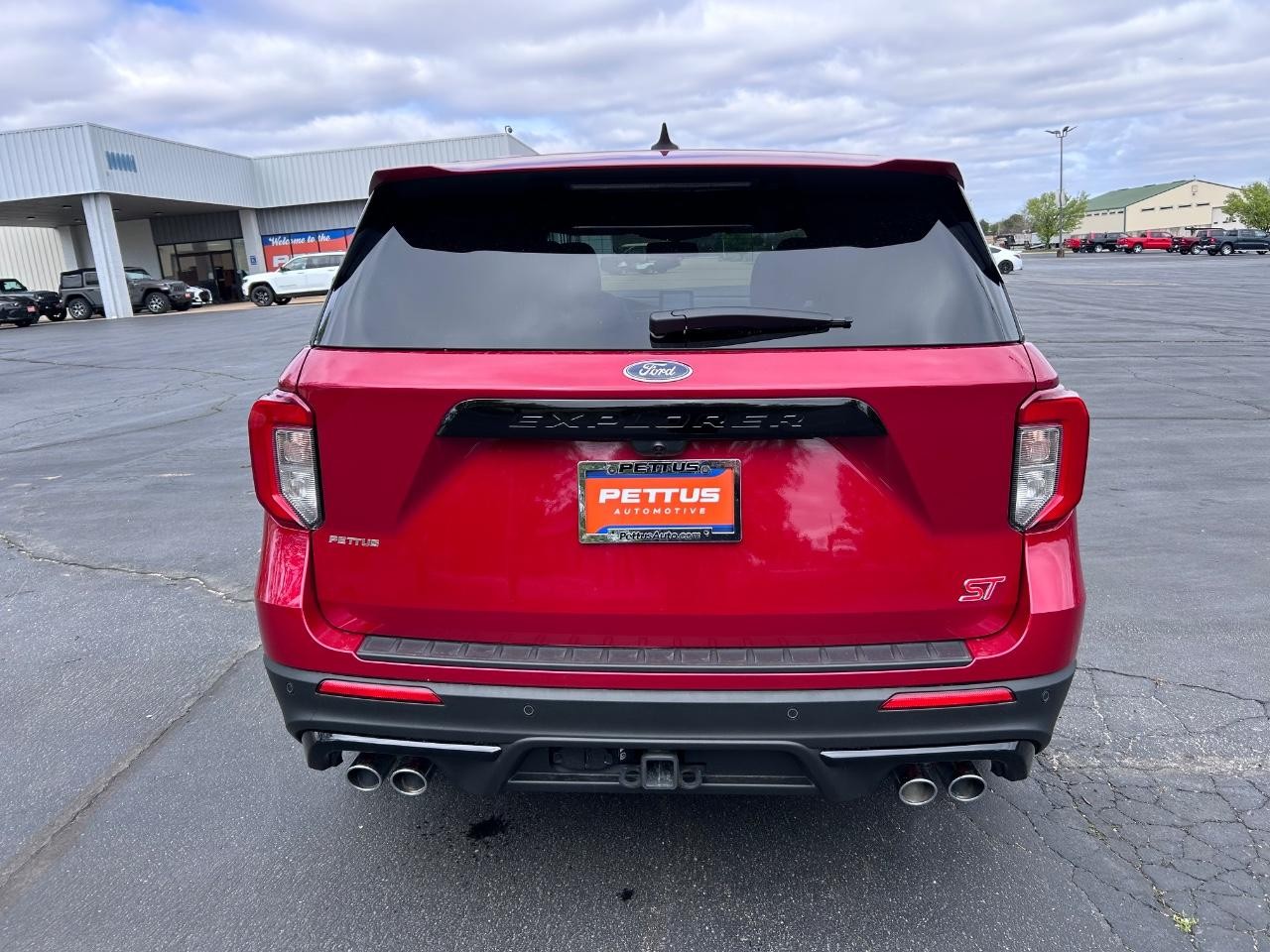 2022 Rapid Red Metallic Tinted Clearcoat Ford Explorer ST 4X4 SUV