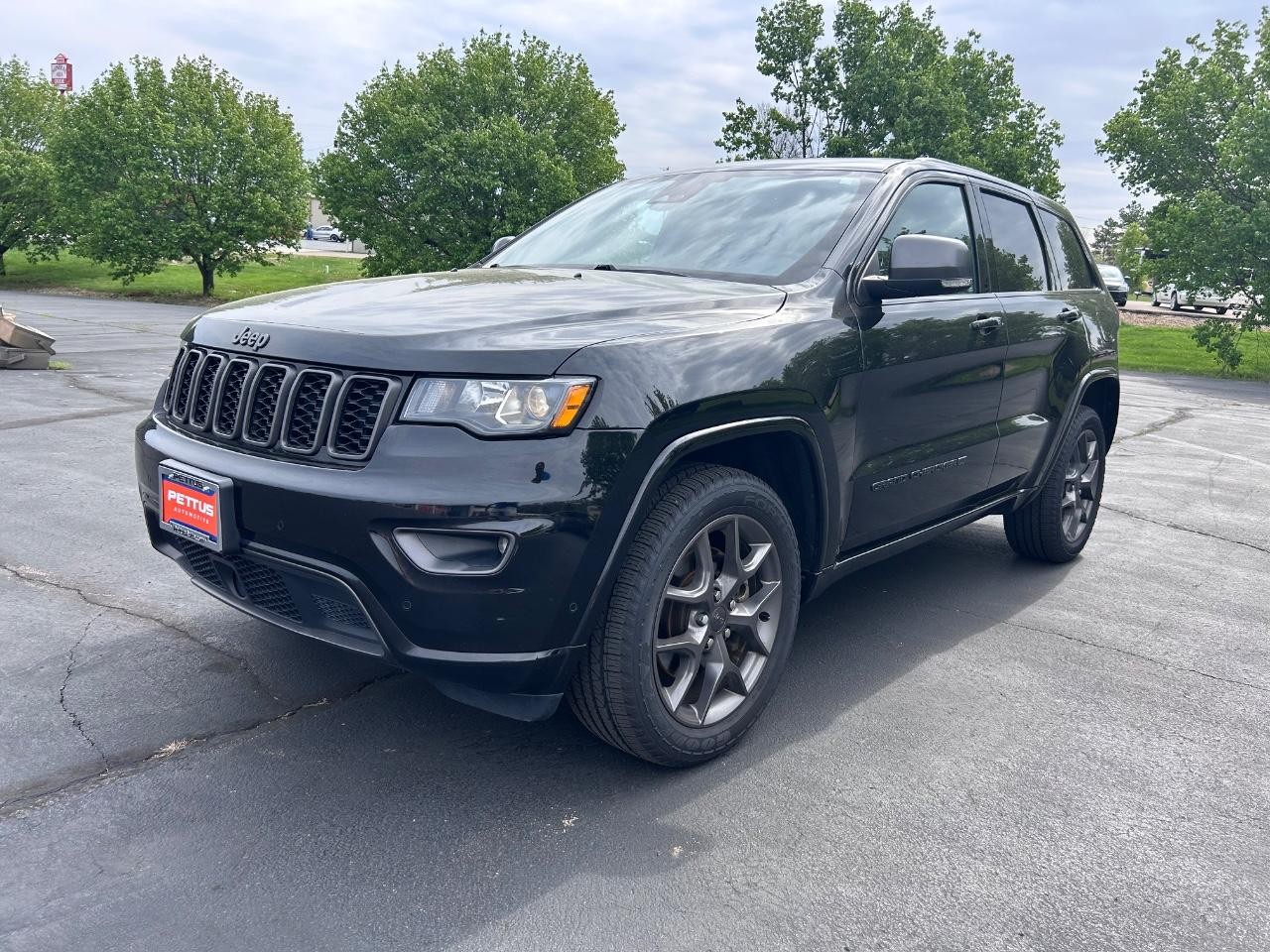 2021 Diamond Black Crystal Pearlcoat Jeep Grand Cherokee 80th Anniversary Edition 4X4 SUV