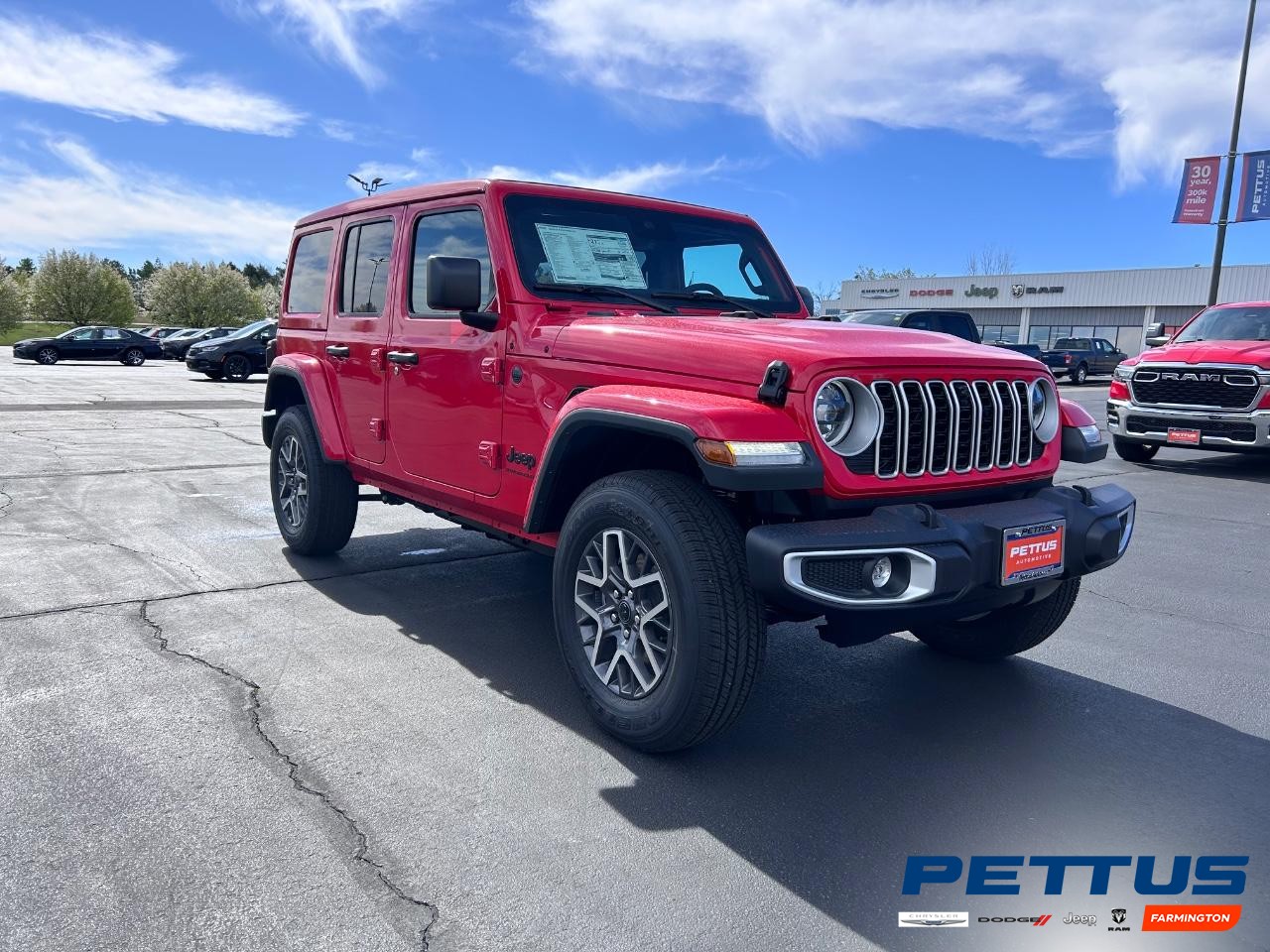 2025 Firecracker Red Clearcoat Jeep Wrangler Sahara SUV