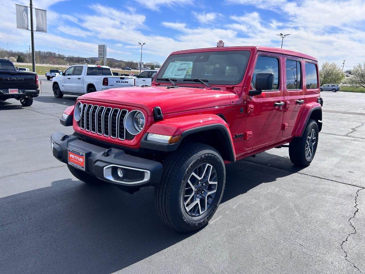 2025 Firecracker Red Clearcoat Jeep Wrangler Sahara 4X4 SUV