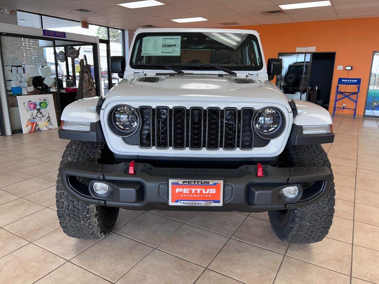 2025 Bright White Clearcoat Jeep Wrangler Rubicon X 4X4 SUV