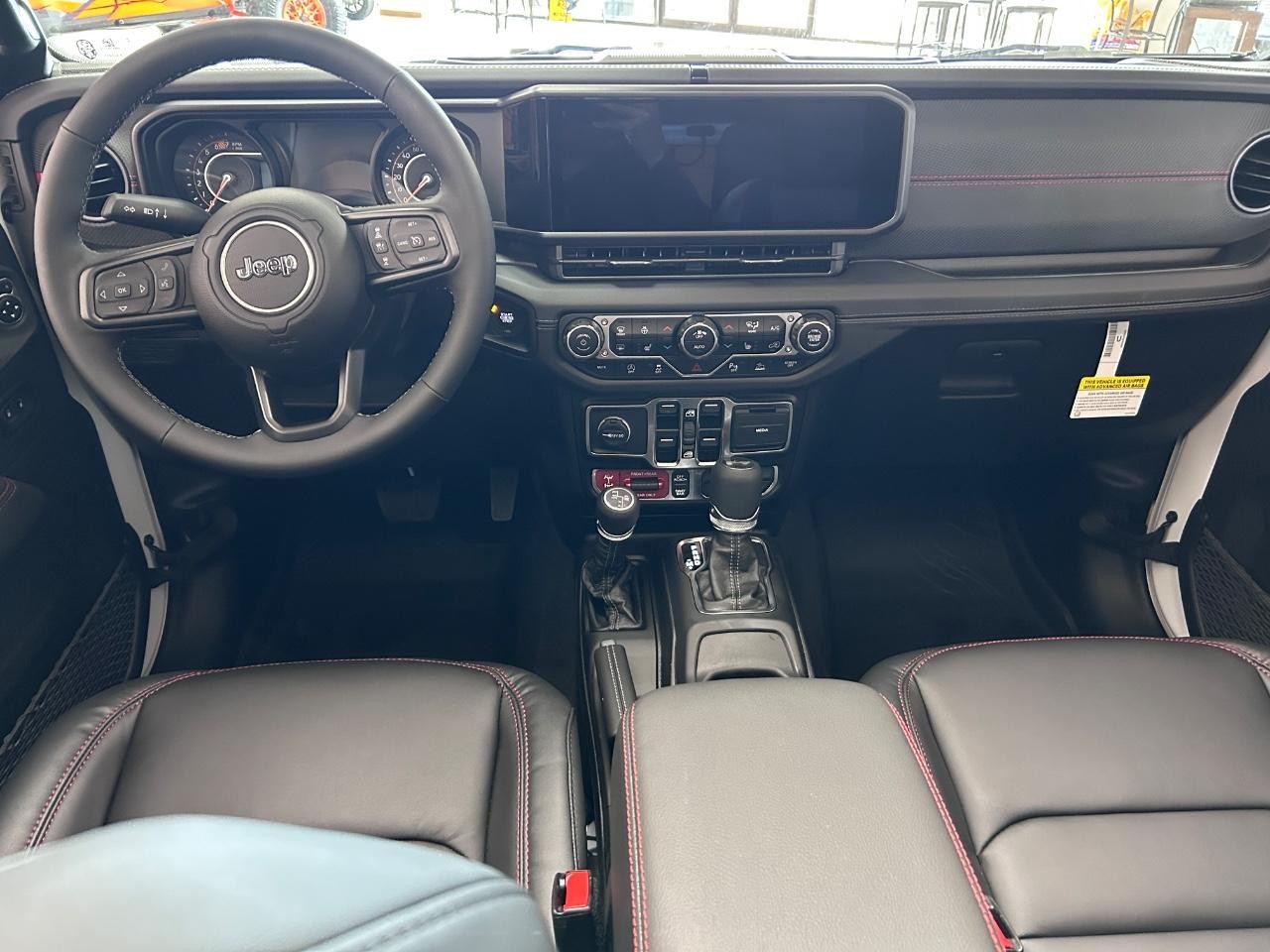 2025 Bright White Clearcoat Jeep Wrangler Rubicon X 4X4 SUV