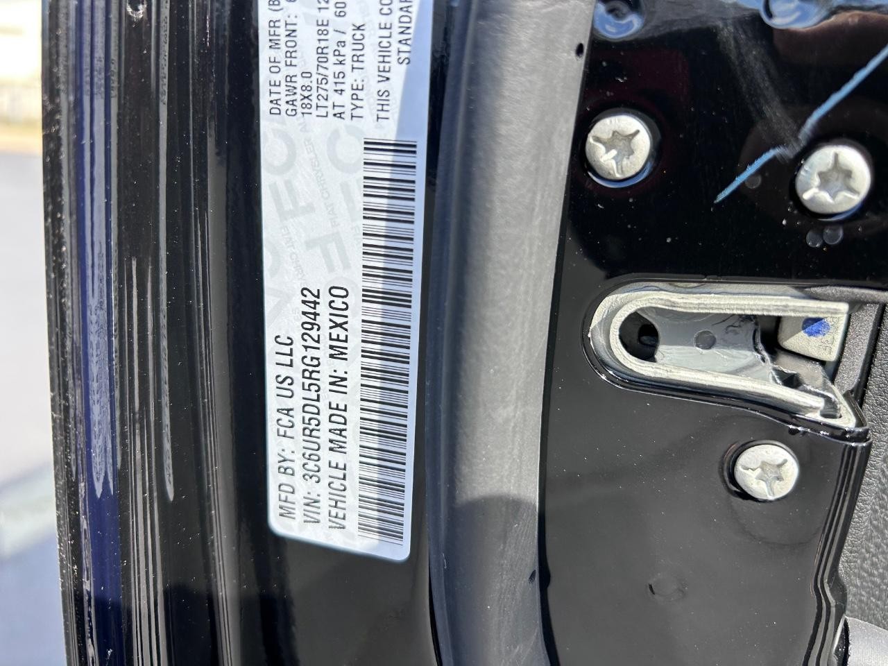 2024 Black Clearcoat Ram 2500 Big Horn 4X4 Truck