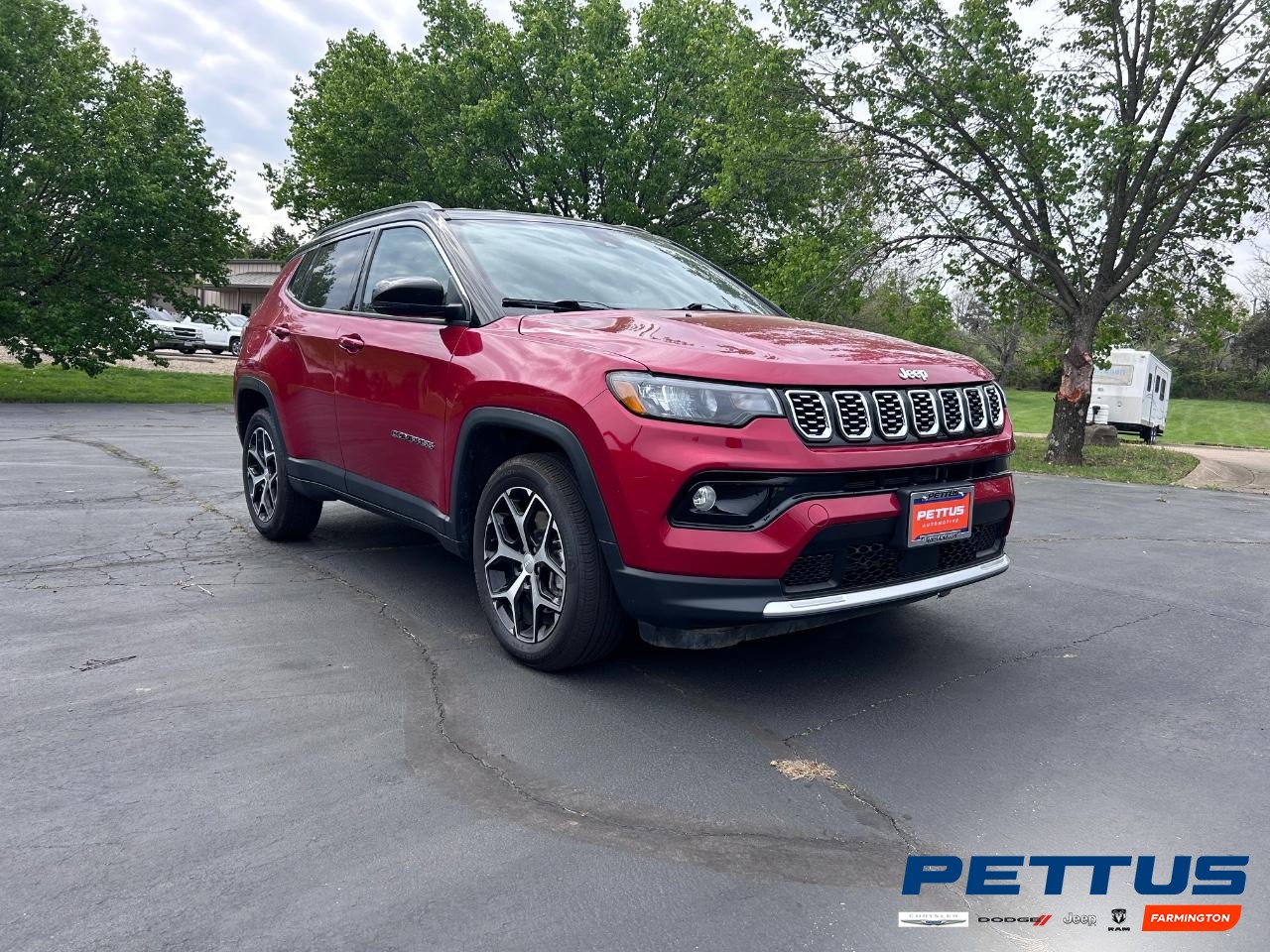 2024 Red Hot Pearlcoat Jeep Compass Limited SUV