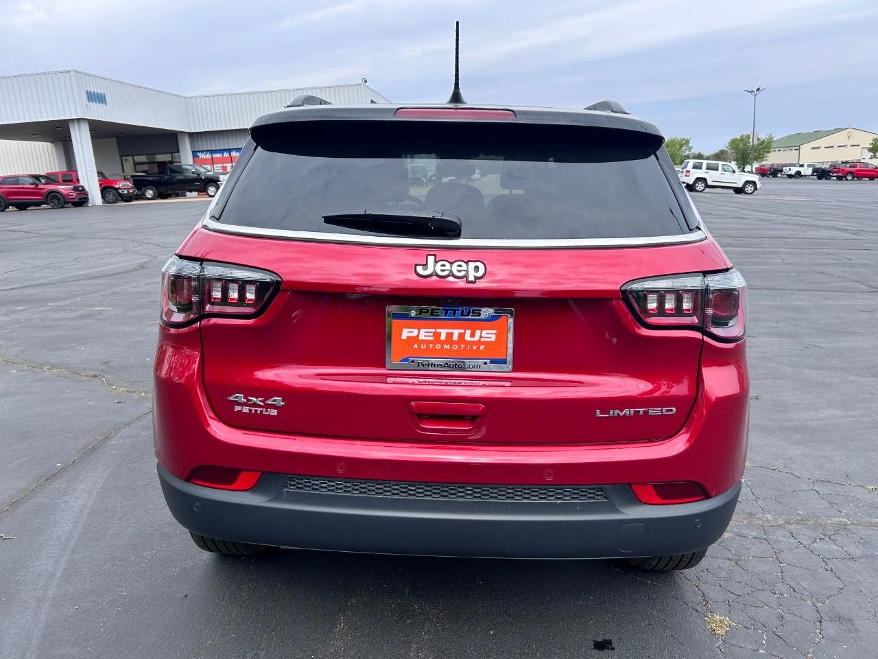 2024 Red Hot Pearlcoat Jeep Compass Limited 4X4 SUV