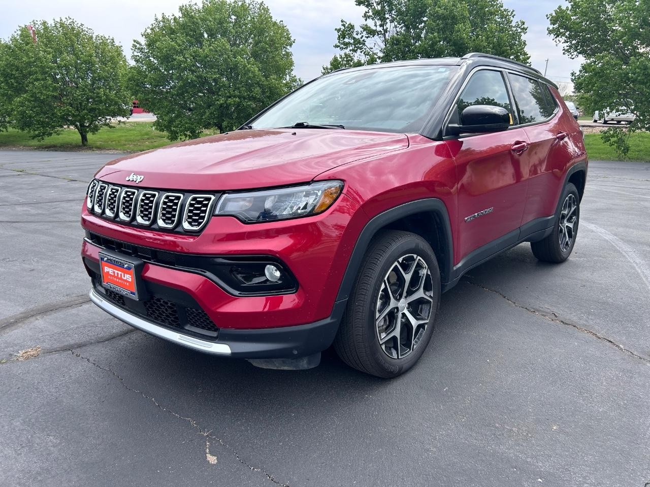 2024 Red Hot Pearlcoat Jeep Compass Limited 4X4 SUV