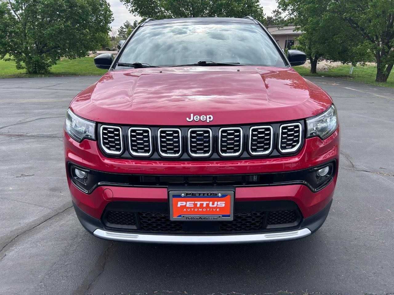 2024 Red Hot Pearlcoat Jeep Compass Limited 4X4 SUV