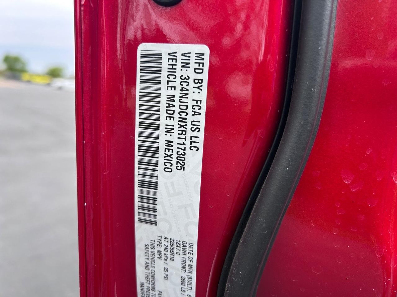 2024 Red Hot Pearlcoat Jeep Compass Limited 4X4 SUV