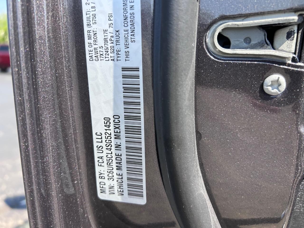 2025 Granite Crystal Metallic Clearcoat Ram 2500 Tradesman 4X4 Truck