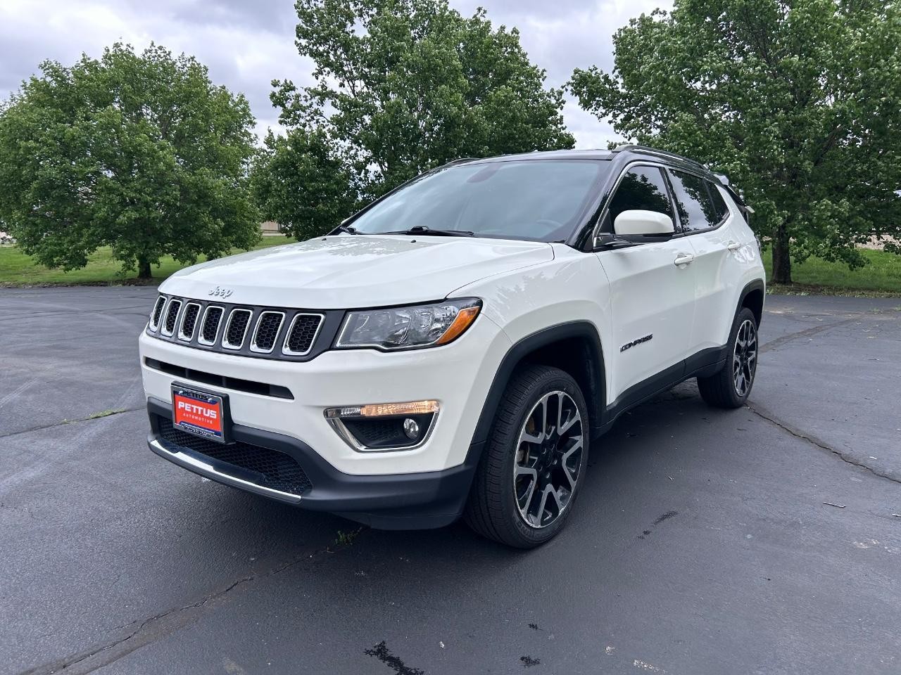 2018 White Clearcoat Jeep Compass Limited 4X4 SUV