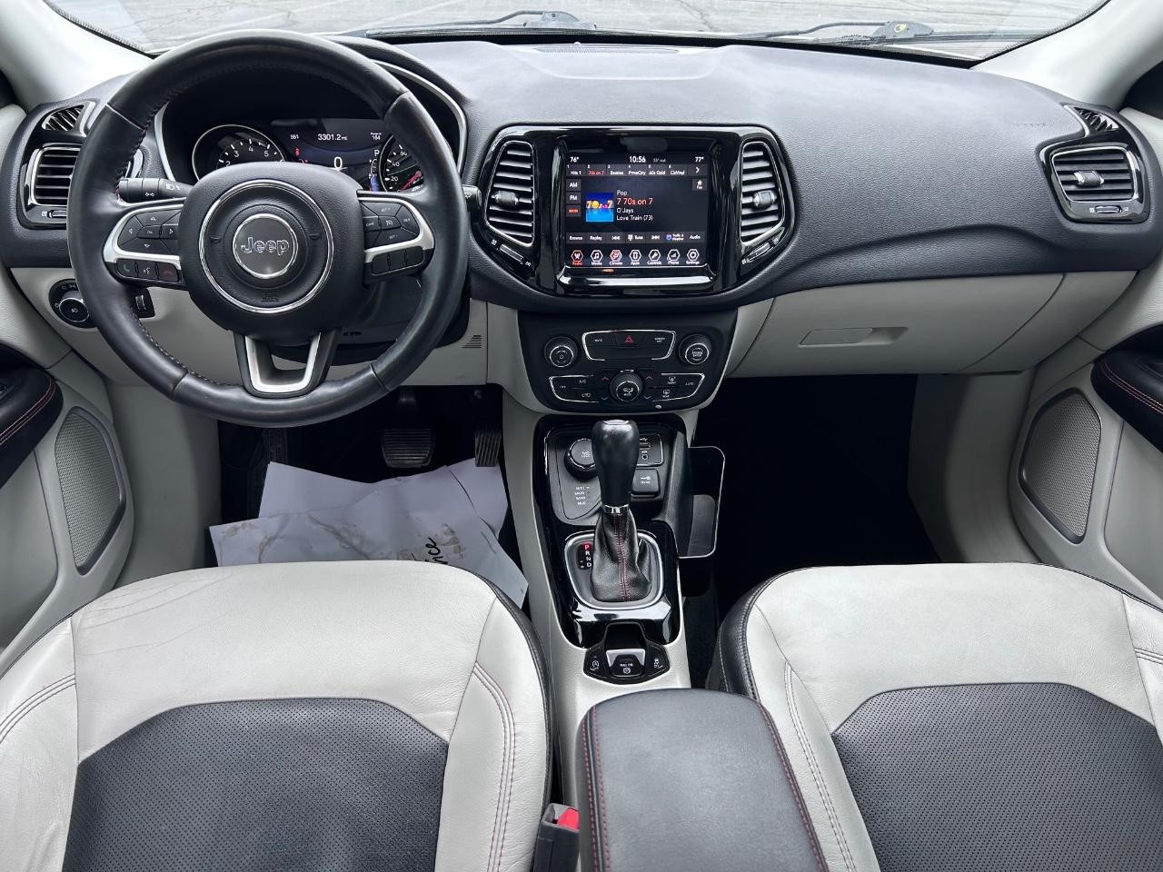 2018 White Clearcoat Jeep Compass Limited 4X4 SUV