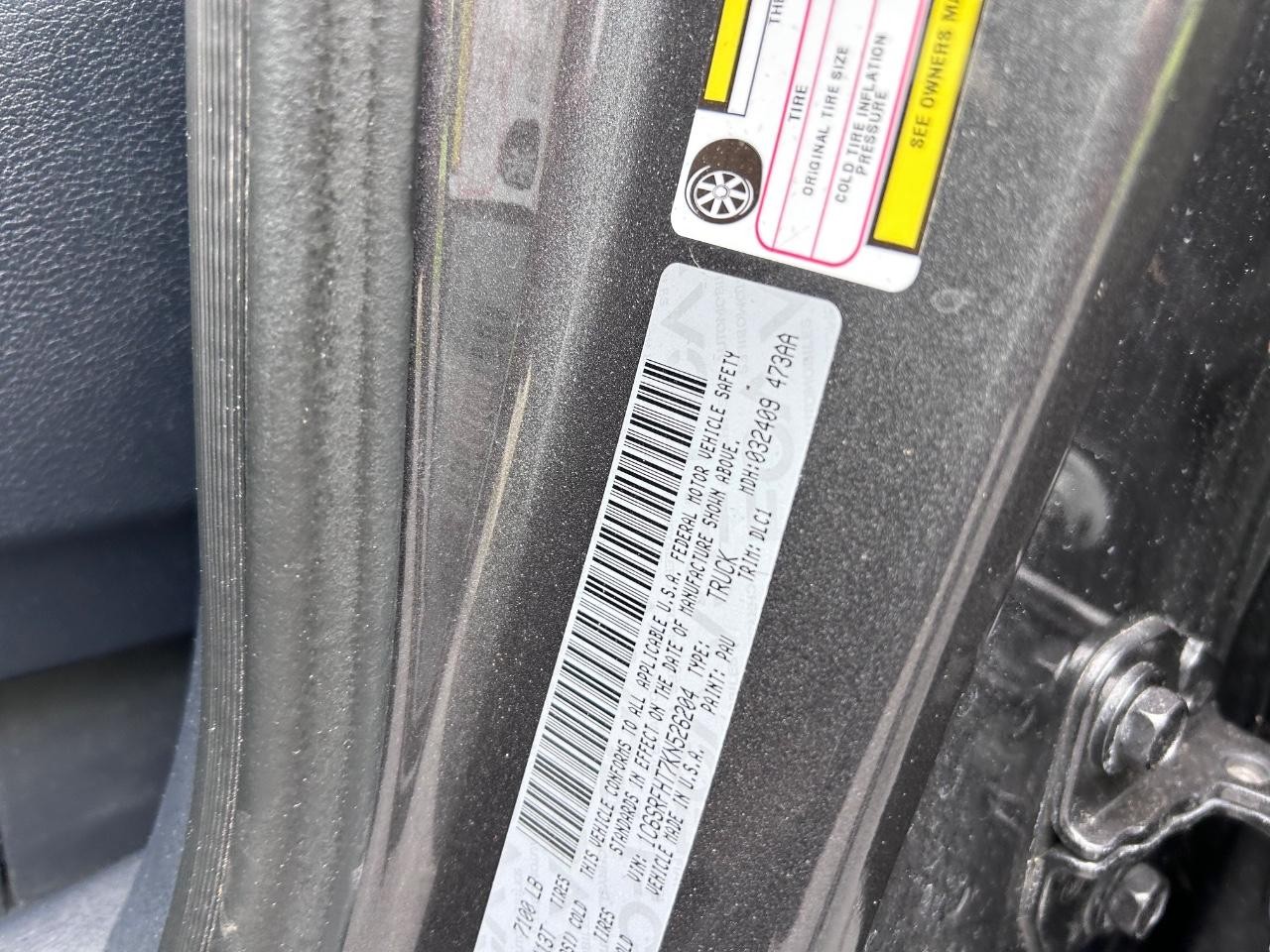 2019 Granite Crystal Metallic Clearcoat Ram 1500 Limited 4X4 Truck