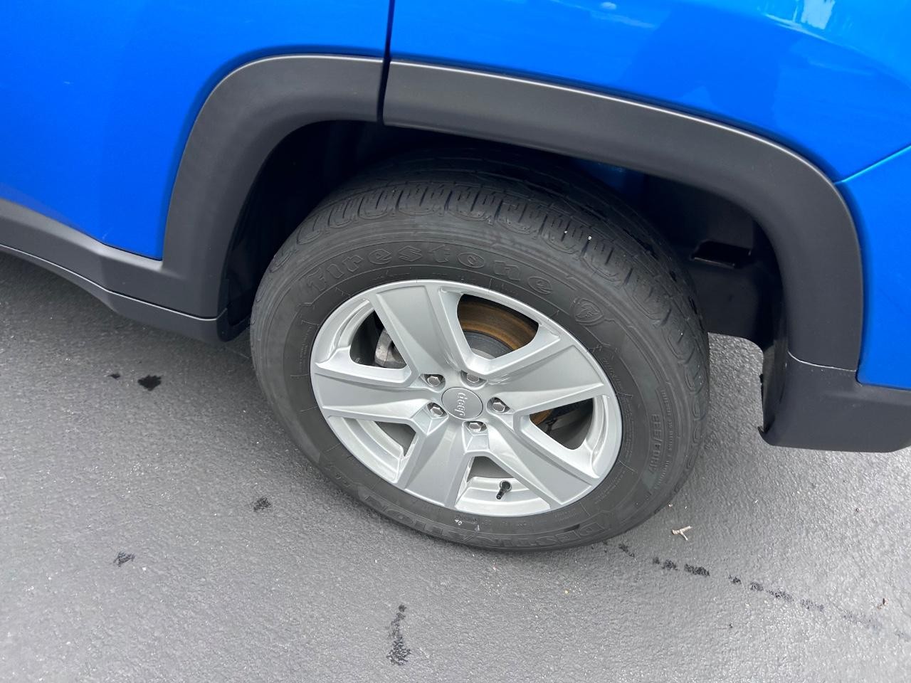 2022 Laser Blue Pearlcoat Jeep Compass Latitude 4X4 SUV