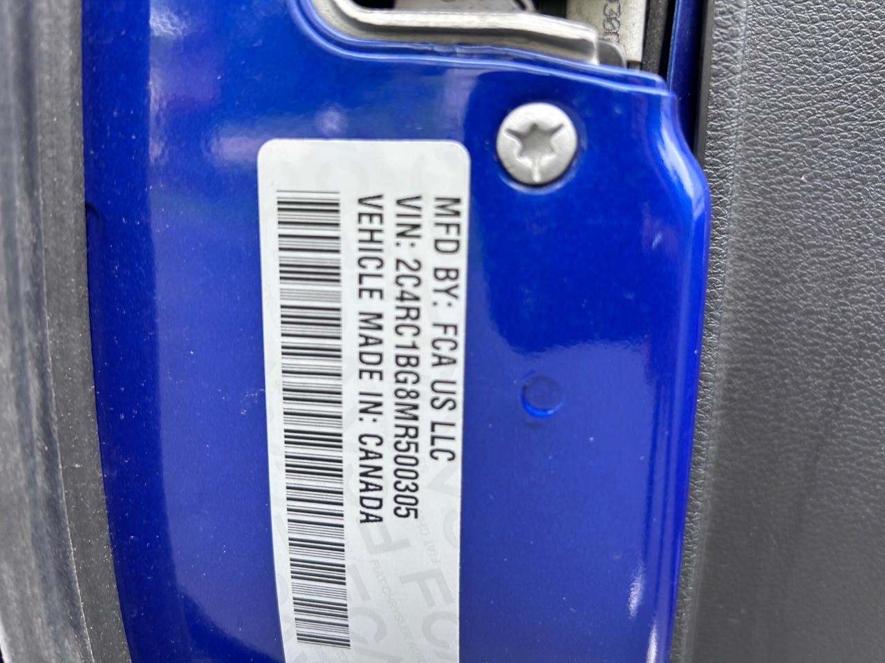 2021 Ocean Blue Metallic Chrysler Pacifica Touring L FWD Van
