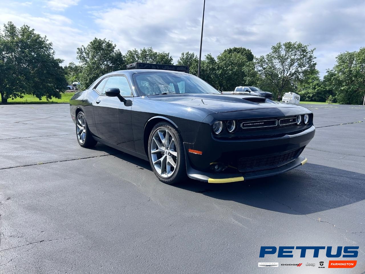 2022 Pitch Black Clearcoat Dodge Challenger GT Coupe