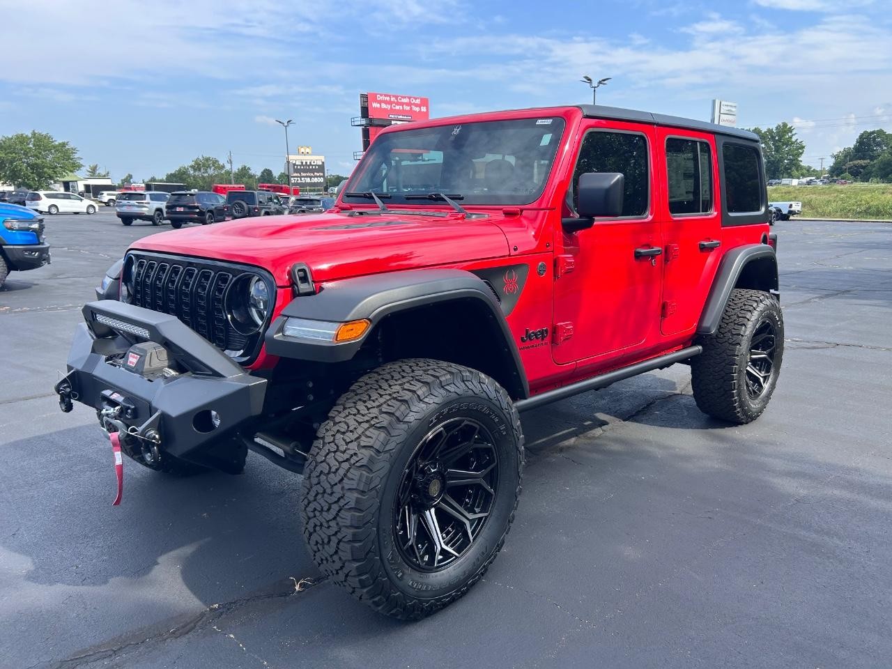 2024 Firecracker Red Clearcoat Jeep Wrangler Willys 4X4 SUV