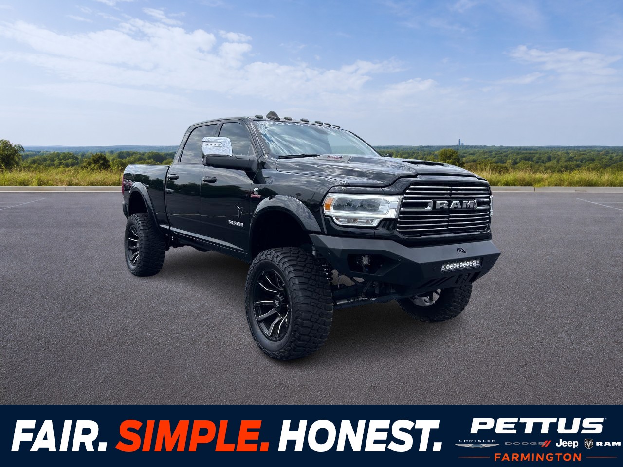 2024 Diamond Black Crystal Pearlcoat Ram 2500 Laramie