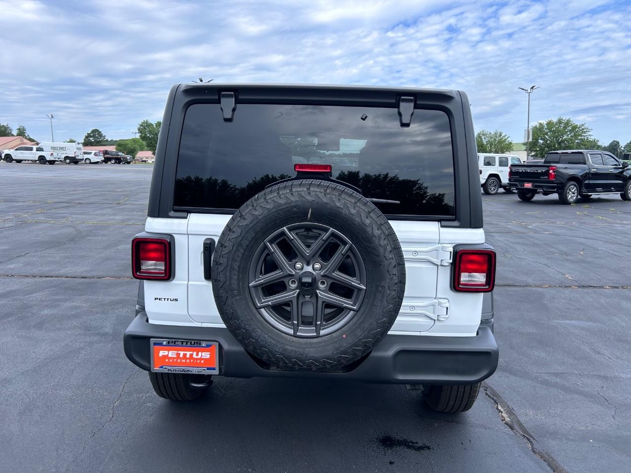 2025 Bright White Clearcoat Jeep Wrangler Sport S 4X4 SUV