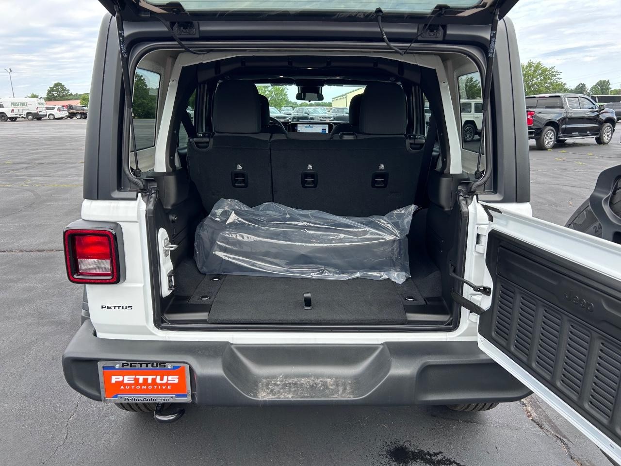 2025 Bright White Clearcoat Jeep Wrangler Sport S 4X4 SUV