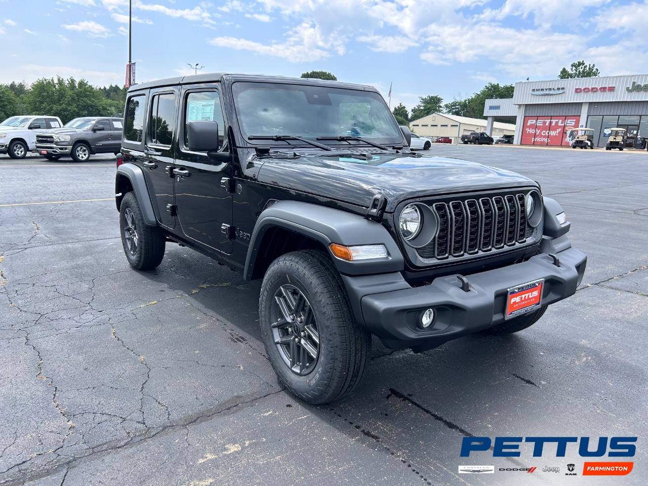 2025 Black Clearcoat Jeep Wrangler Sport S 4X4 SUV