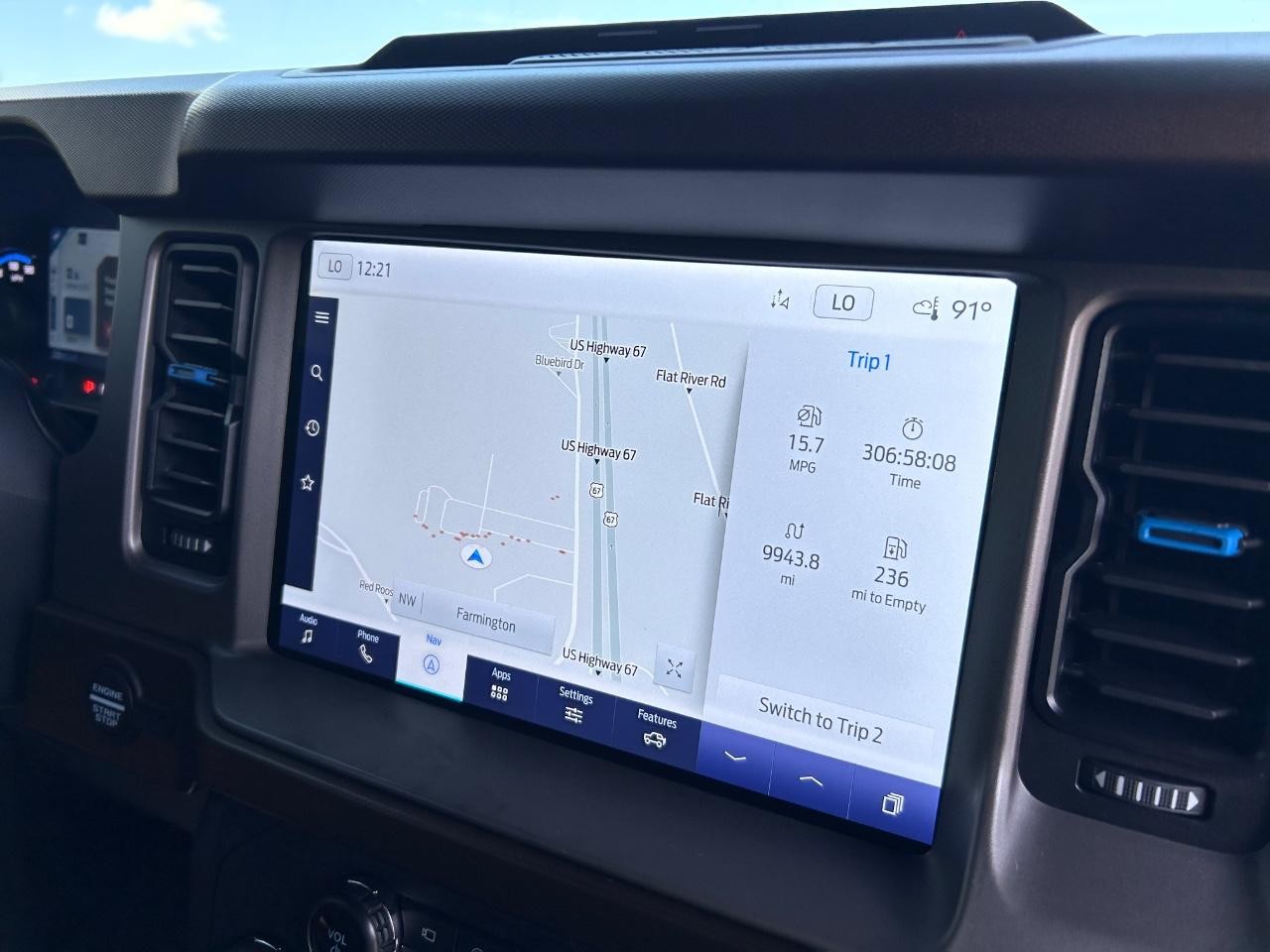 2022 GRAY Ford Bronco Outer Banks 4X4 SUV