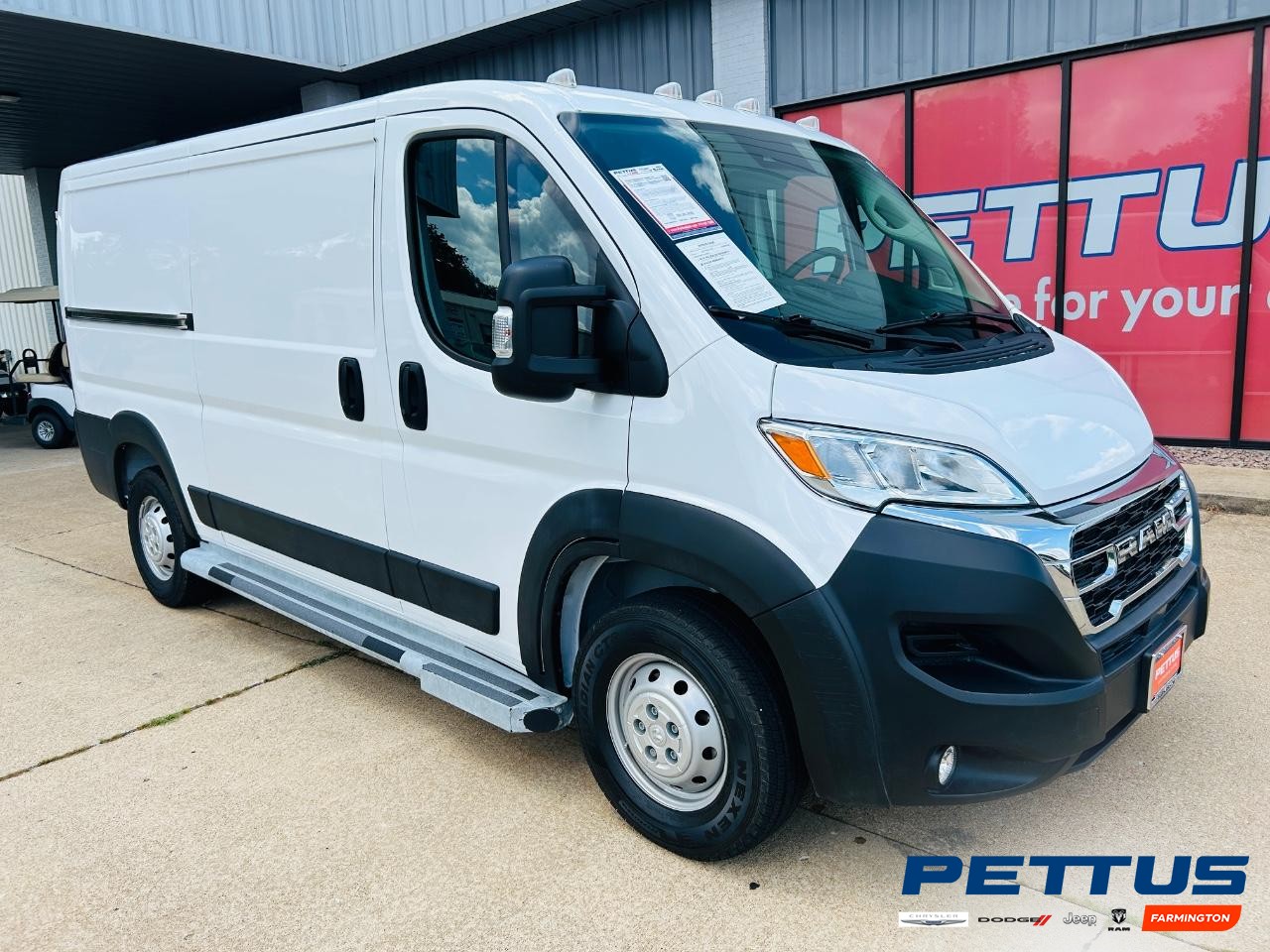 2023 Bright White Clearcoat Ram ProMaster Cargo Van Base 136 WB Van