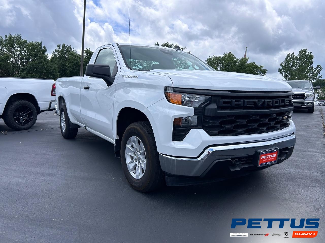 2024 Summit White Chevrolet Silverado 1500 WT Truck