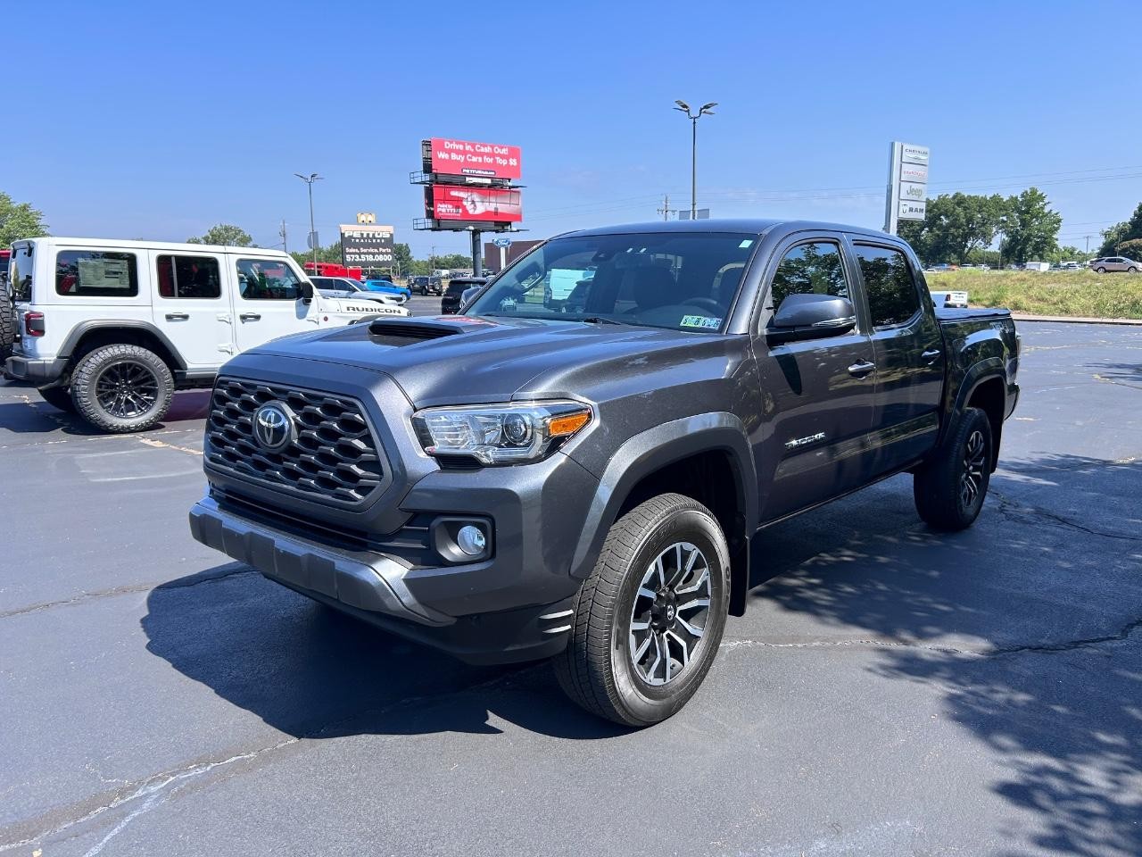 2020 Cement Toyota Tacoma 4WD TRD Sport V6 4X4 Truck