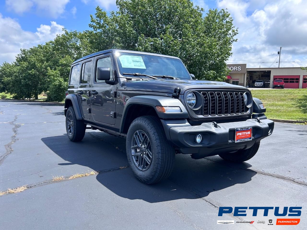 2025 Granite Crystal Metallic Clearcoat Jeep Wrangler Sport S SUV