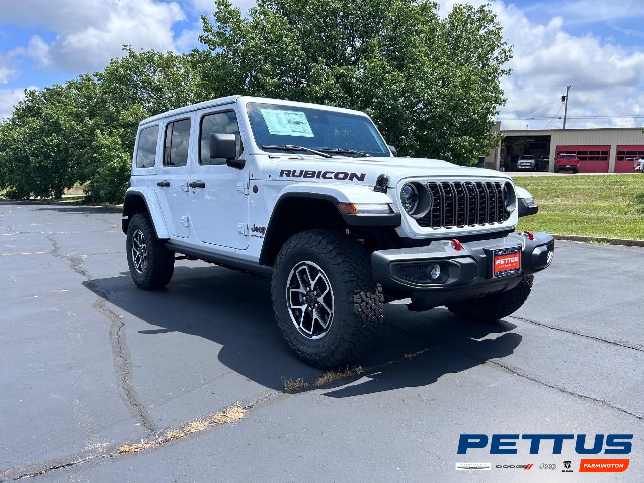 2025 Bright White Clearcoat Jeep Wrangler Rubicon SUV