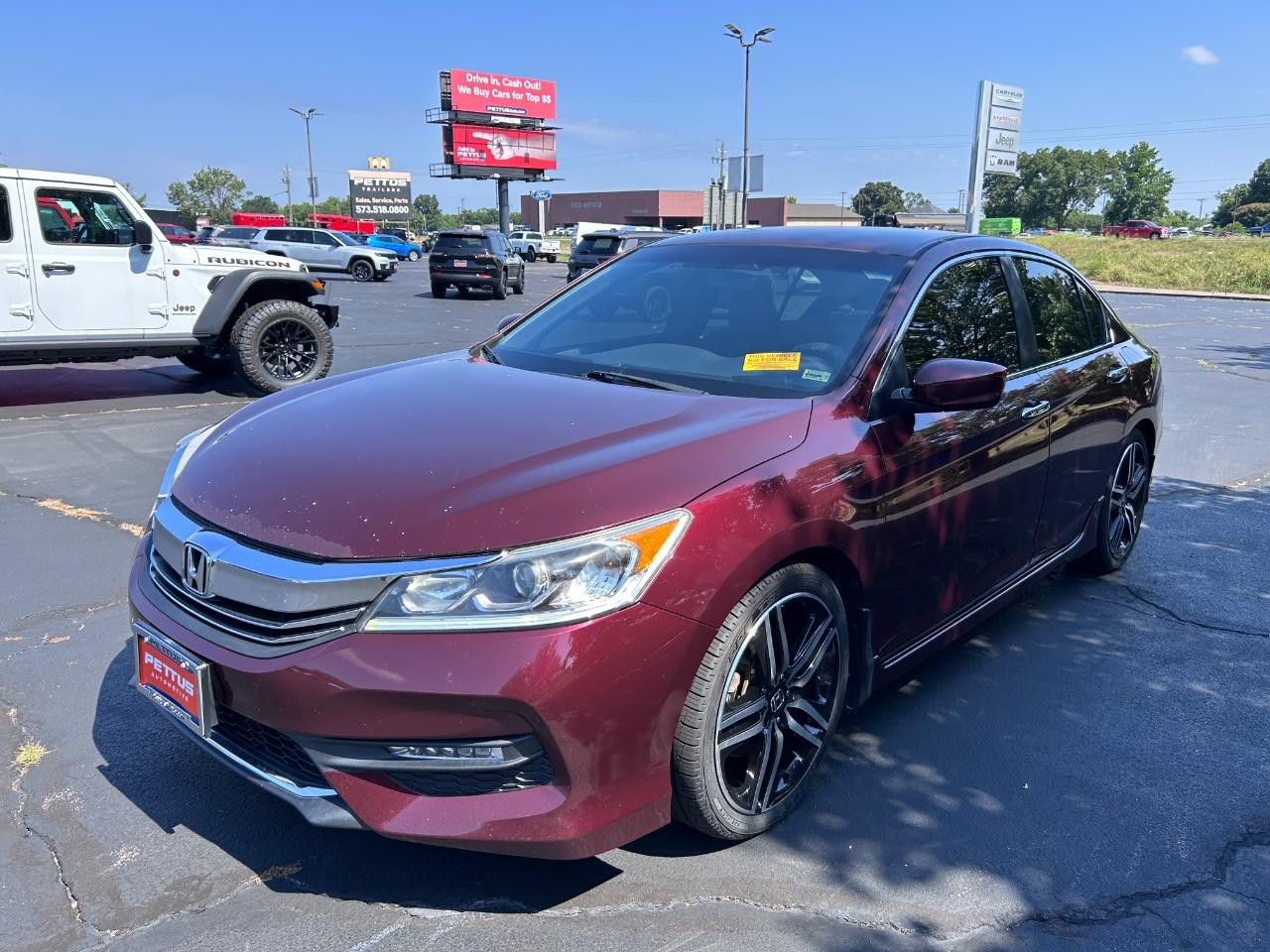 2016 San Marino Red Honda Accord Sedan Sport FWD Sedan