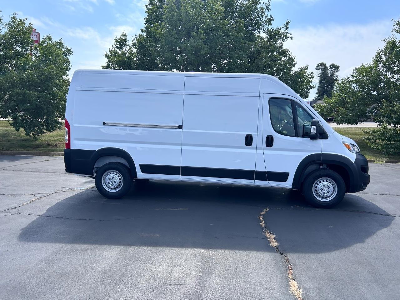 2025 Bright White Clearcoat Ram ProMaster Cargo Van High Roof FWD Van
