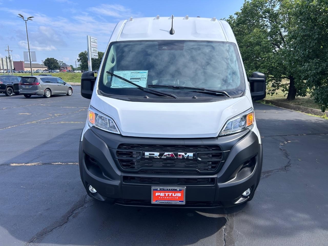 2025 Bright White Clearcoat Ram ProMaster Cargo Van High Roof FWD Van