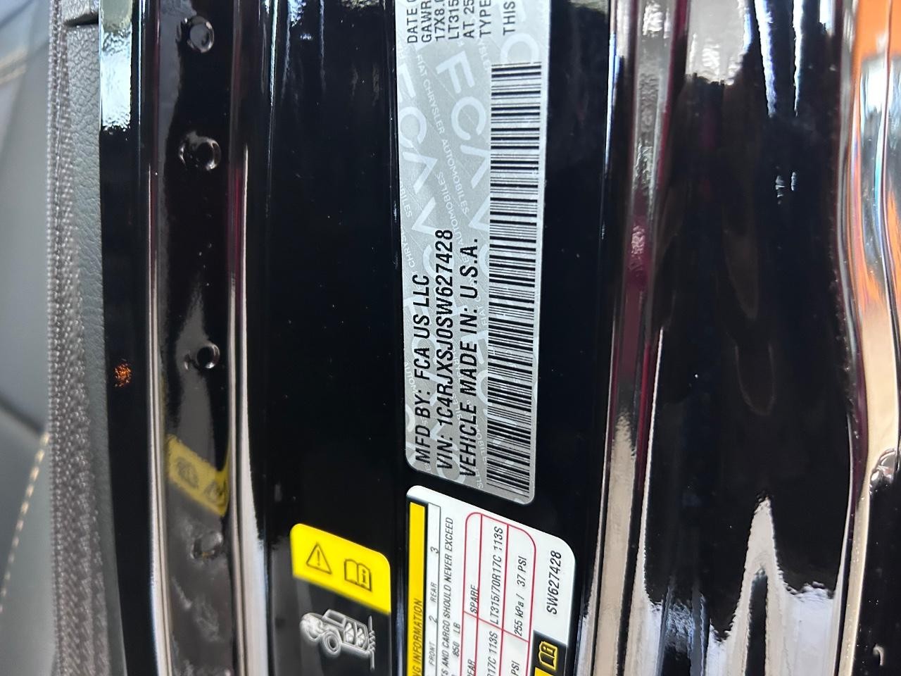 2025 Black Clearcoat Jeep Wrangler Rubicon 392 4X4 SUV