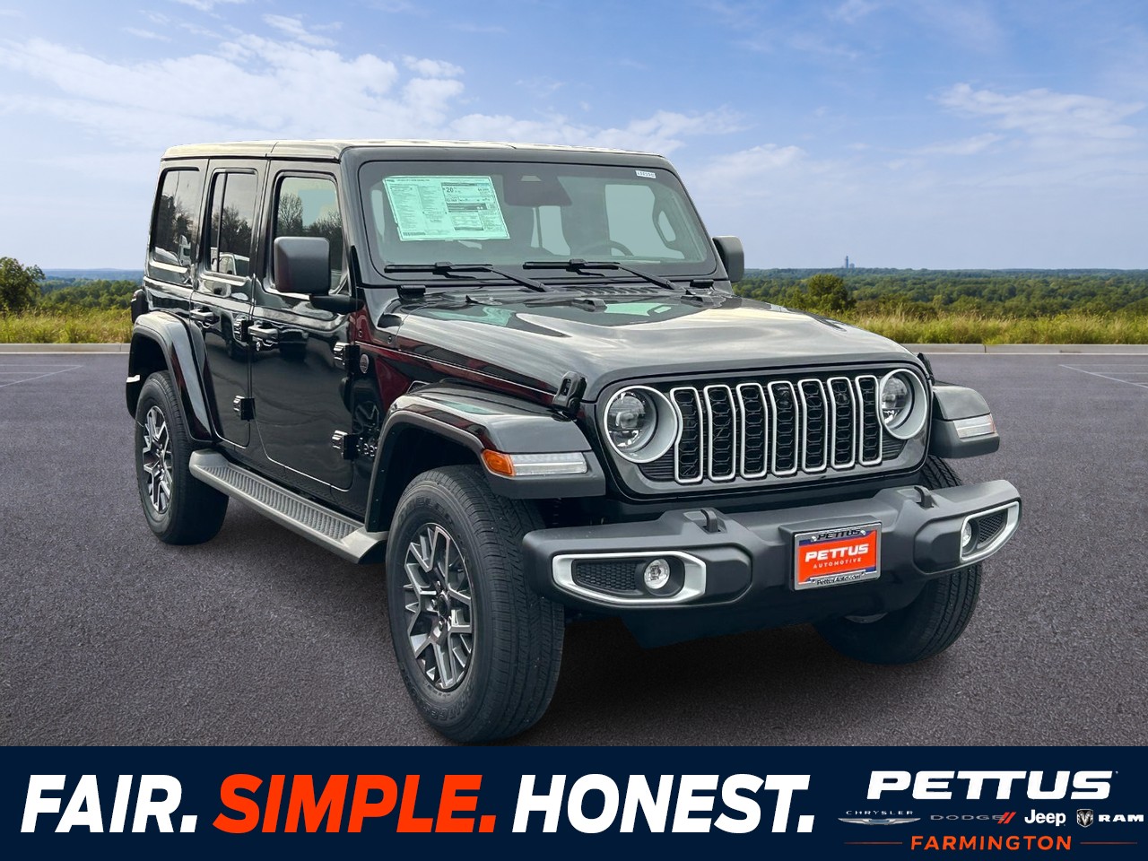2026 Black Clearcoat Jeep Wrangler Sahara