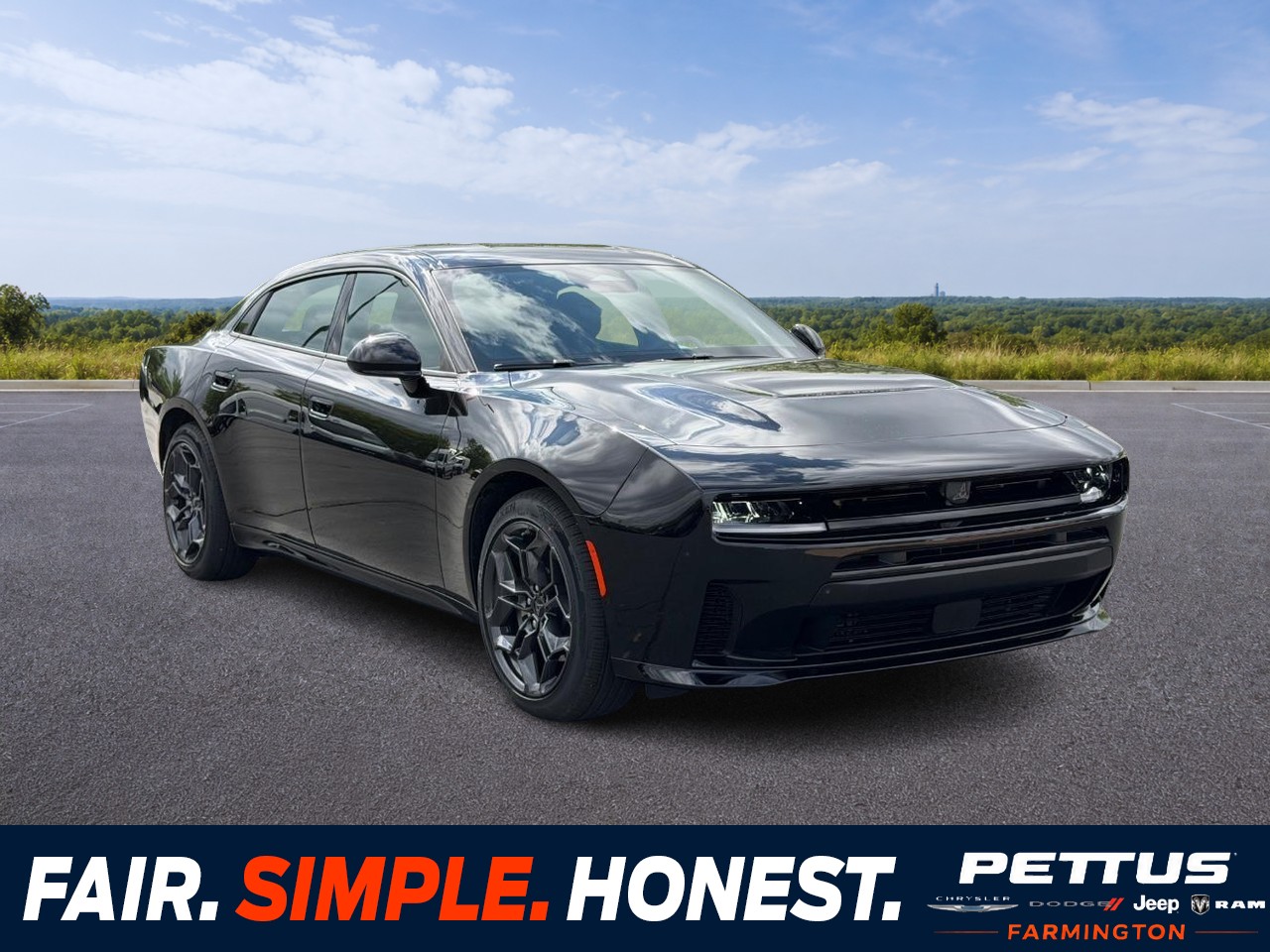 2026 Diamond Black Crystal Pearlcoat Dodge Charger R/T