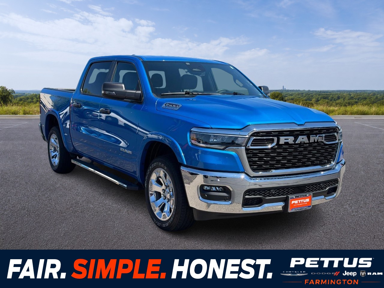 2025 Hydro Blue Pearlcoat Ram 1500 Big Horn/Lone Star