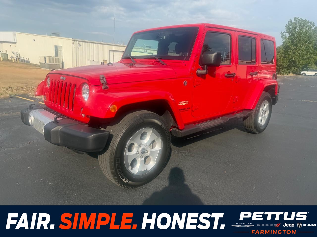 Flame Red Clearcoat 2014 Jeep Wrangler SUV / Crossover Four-Wheel Drive Automatic
