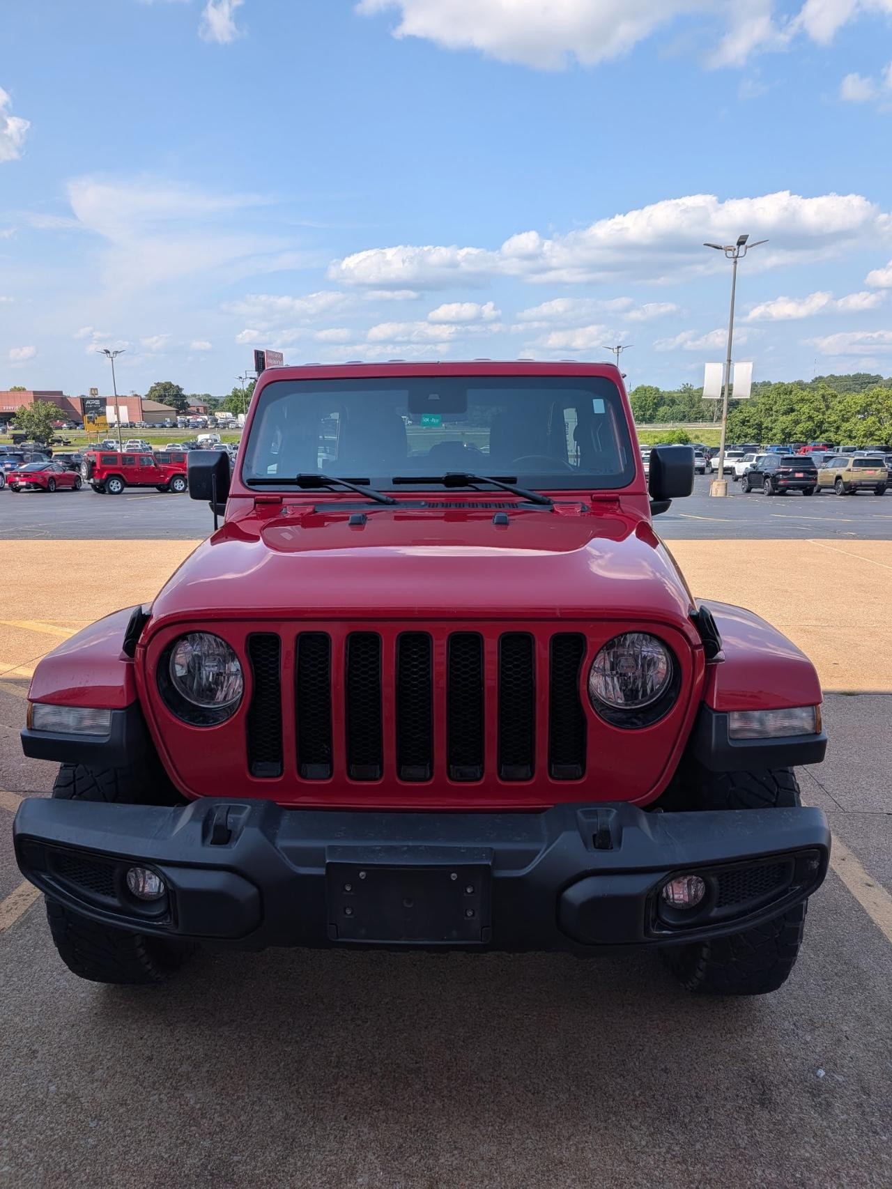 2022 Red Clearcoat Jeep Wrangler Unlimited Sahara Altitude 4X4 SUV