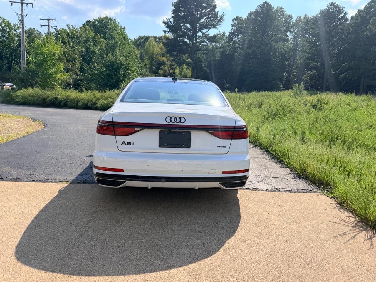 2021 Glacier White Metallic Audi A8 L 60 quattro AWD Sedan