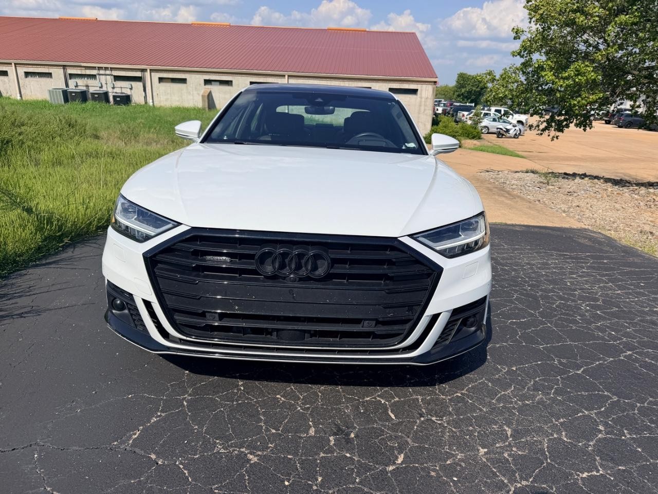 2021 Glacier White Metallic Audi A8 L 60 quattro AWD Sedan