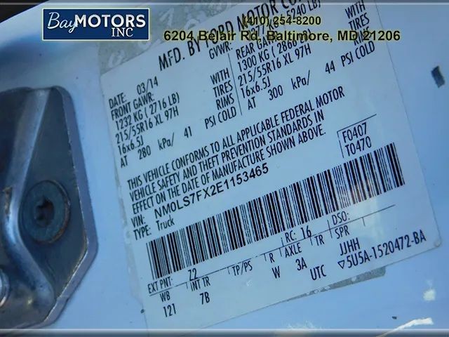 Ford Transit Connect Vehicle Full-screen Gallery Image 20