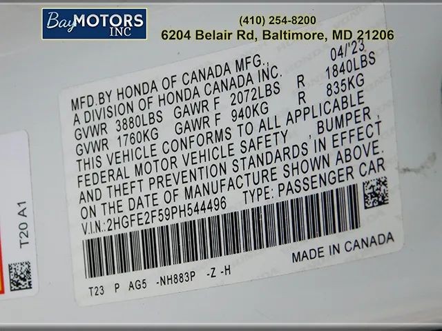 Honda Civic Sedan Vehicle Full-screen Gallery Image 22