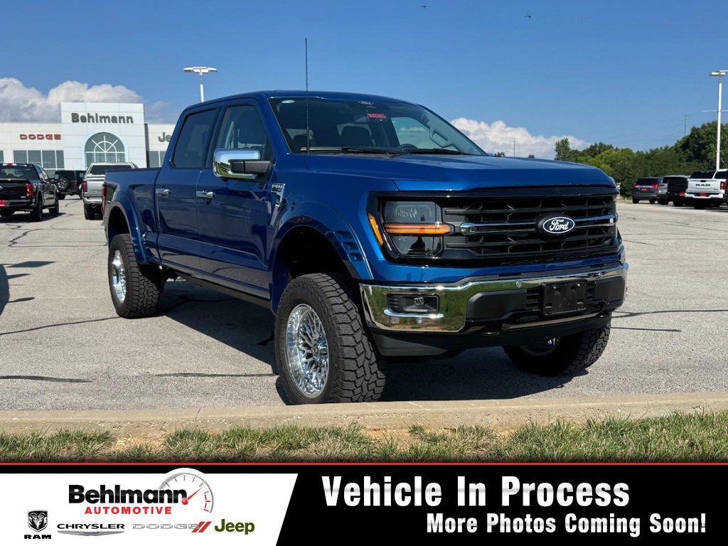 Atlas Blue Metallic 2025 Ford F-150 Pickup Truck Four-Wheel Drive 