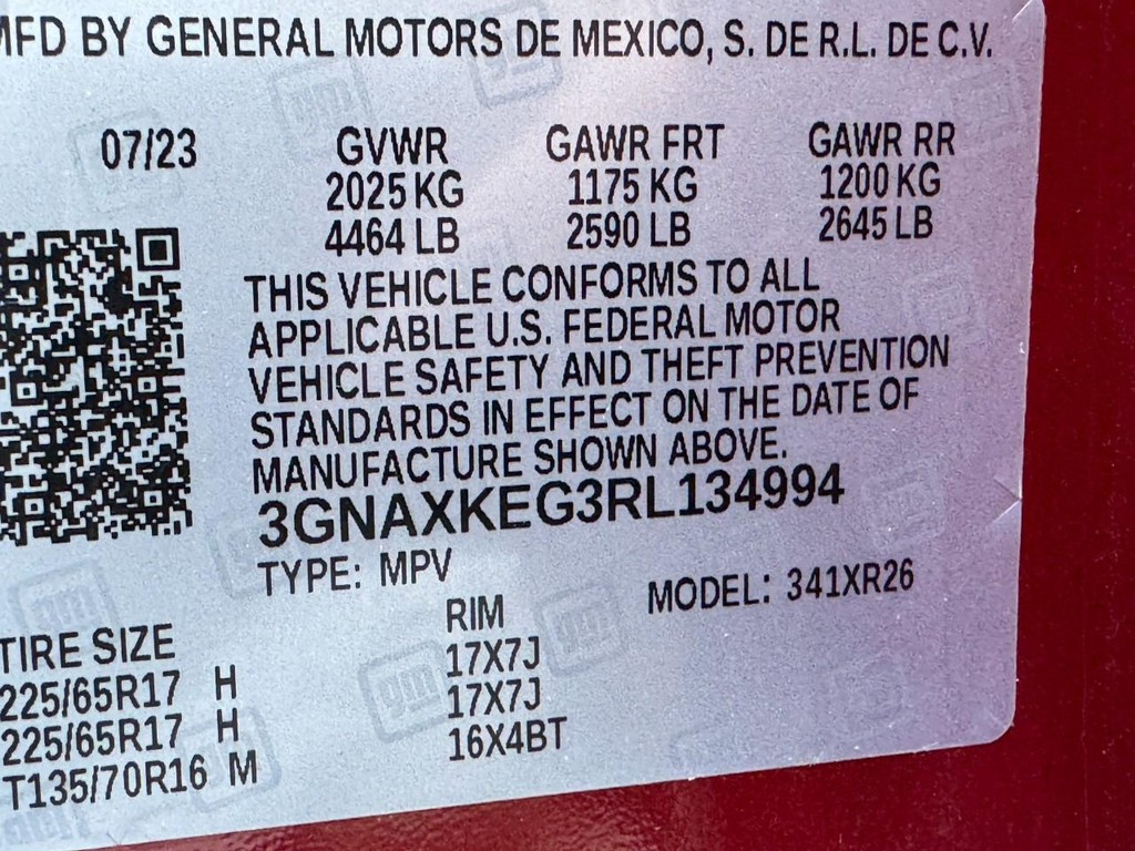Chevrolet Equinox Vehicle Full-screen Gallery Image 18