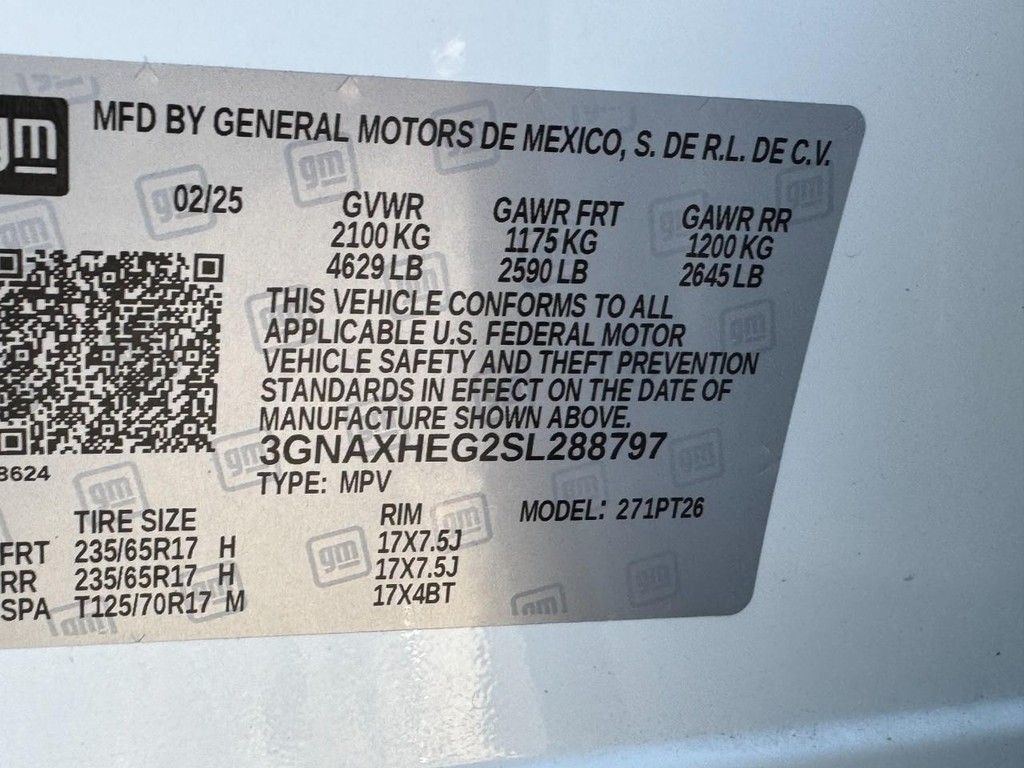 Chevrolet Equinox Vehicle Full-screen Gallery Image 24
