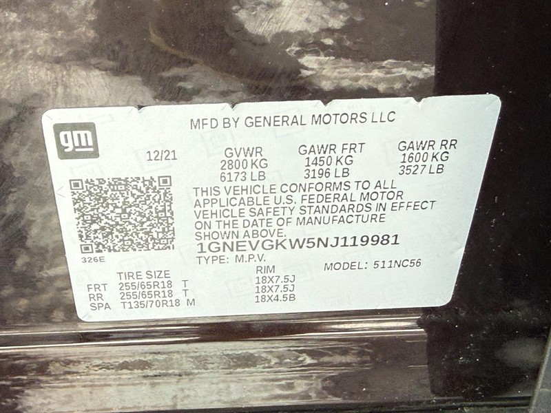 Chevrolet Traverse Vehicle Image 22