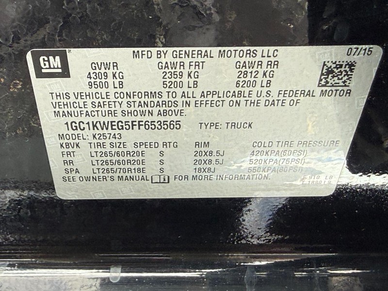 Chevrolet Silverado 2500HD Built After Aug 14 Vehicle Image 22