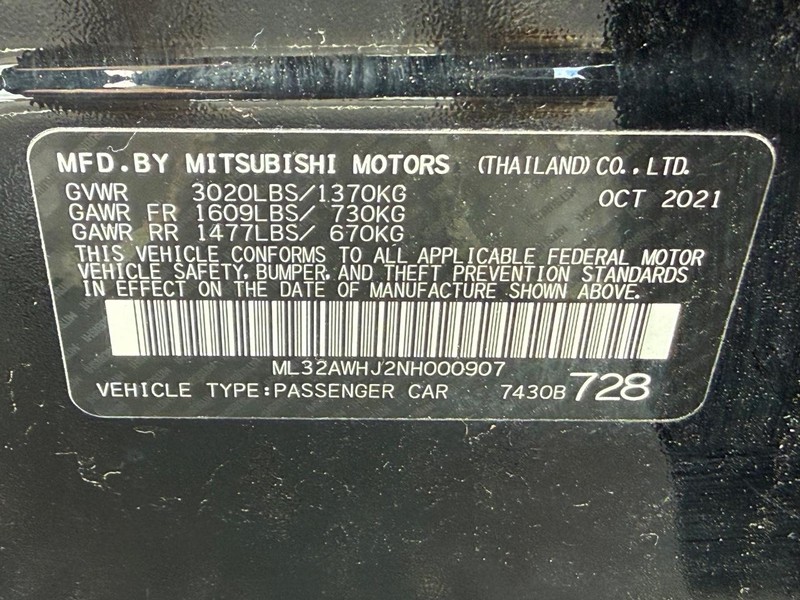 Mitsubishi Mirage Vehicle Image 23