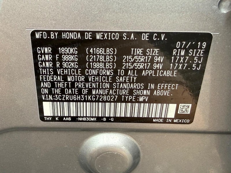 Honda HR-V Vehicle Image 22